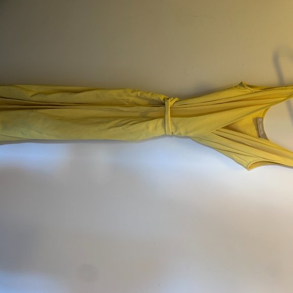 Everlane Yellow Sleeveless Wrap Dress- color no longer available from Everlane! - Picture 6 of 8